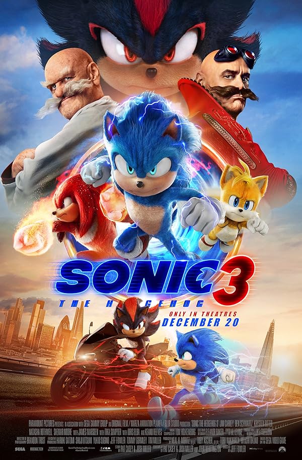 انیمیشن سونیک خارپشت ۳ (2024) Sonic the Hedgehog 3 (2024)